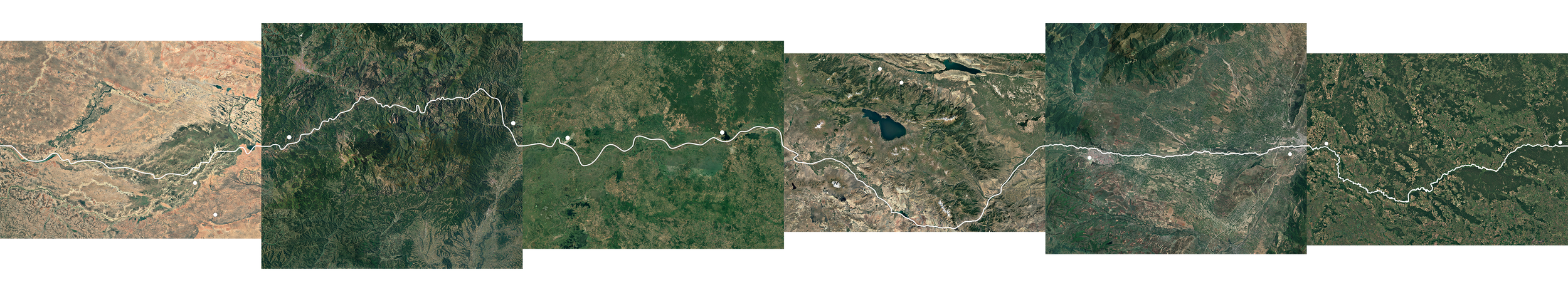 Rondine outdoor maps installation