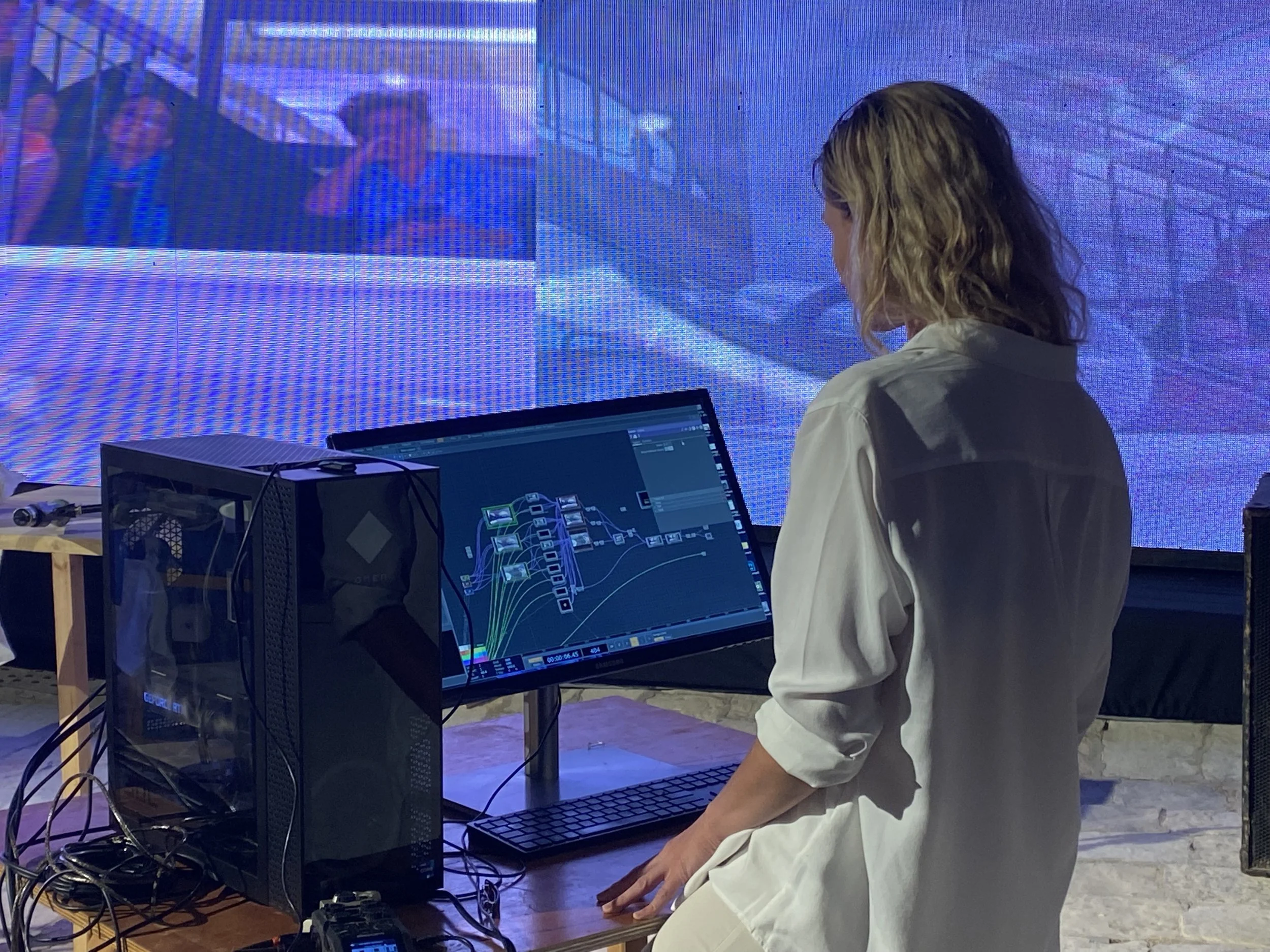 ReactionTime performer close-up